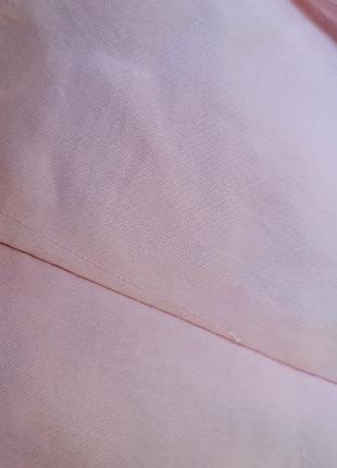 Нежное розовое платье миди с открытой спиной 12549 фото