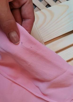 Нежное розовое платье миди с открытой спиной 12547 фото