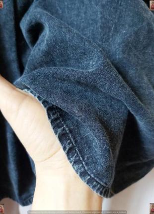 Новое джинсовое мини платье в темно синюю варёнку со 100 % хлопка, размер м-ка7 фото