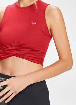 Спортивний топ mp / топ для спорту. топ. червоний топ.