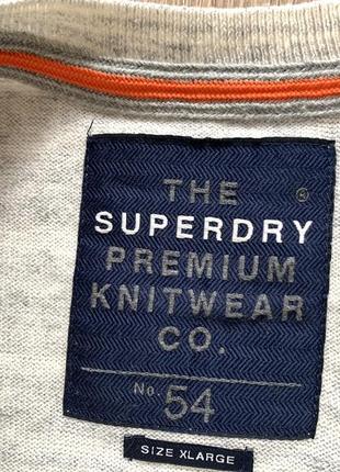 Мужской классический хлопковый свитер superdry knitwear6 фото