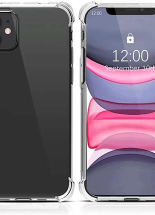 Прозорий протиударний чохол для iphone 11