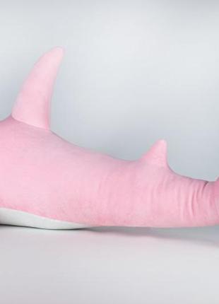 М'яка іграшка акула 52 см рожева2 фото