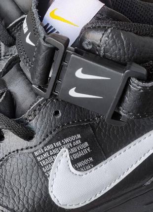 Кроссовки nike air force 1 high black7 фото