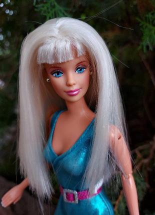 Кукла барби коллекционная куколка маки cool blue barbie 19971 фото