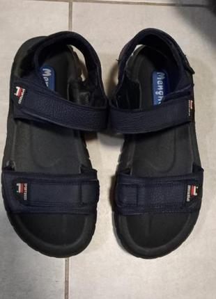 Мужские кожаные  босоножки fila, 39-40 р.