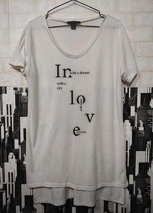 Стильна, довга, брендовий футболка