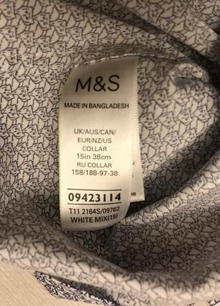 Новая рубашка m&s (15р)9 фото