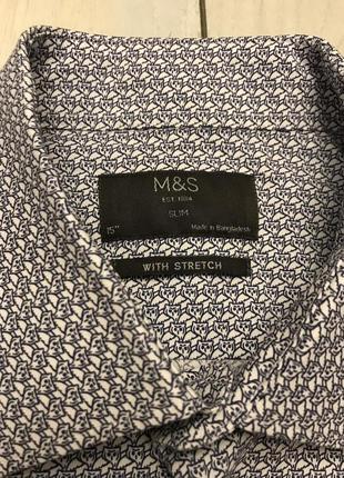 Новая рубашка m&s (15р)1 фото