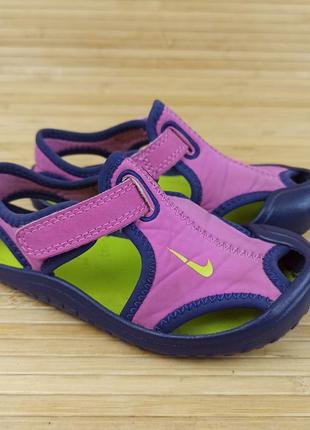 Дитячі босоніжки nike sunray розмір 24 (14,5 см.)1 фото