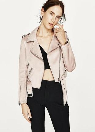 Косуха з замші zara