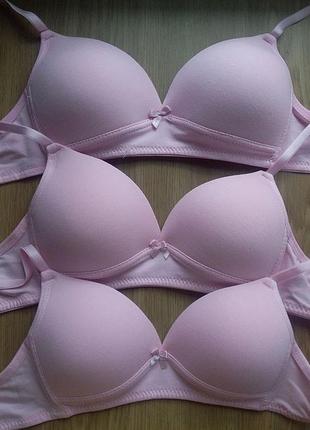 Бюстгальтер підлітковий бавовняний bra рожевий, nicoletta туреччина