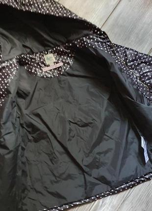 Куртка стёганая в горох деми как новая yumi 9-10л3 фото