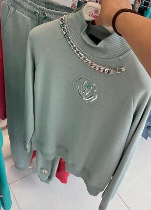 Мега стильний костюм,ментол, туреччина 🇹🇷