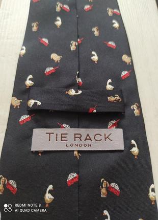 Шовкова краватка tie rack. оригінал5 фото