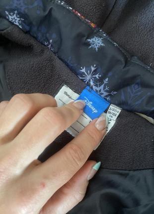 Демісезонна куртка з frozen на дівчинку 3-4роки , подовжена курточка4 фото