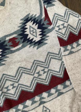 Джемпер, свитерок с ацтекским принтом3 фото