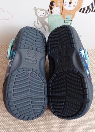 Шльопанці аквашузи сланци крокси crocs frozen iconic comfort / розм.(c10) оригінал7 фото