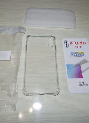 Прозрачный чехол (противоударный) для iphone xs max clear case5 фото