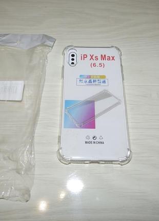 Прозрачный чехол (противоударный) для iphone xs max clear case4 фото