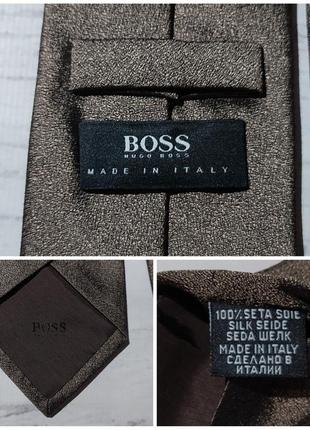 🤓hugo boss original шовковий галстук італія3 фото