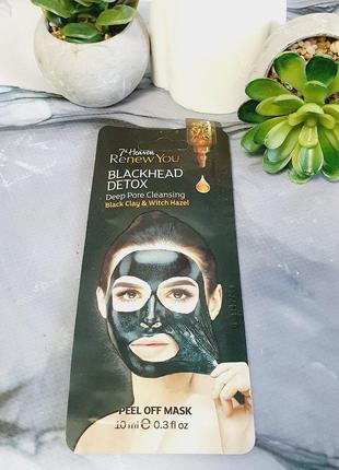 Оригінал маска плівка для обличчя 7th heaven renew you blackhead detox peel off mask оригинал пленочная маска для лица