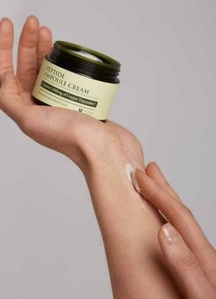 Антивіковий пептидний крем mizon peptide ampoule cream3 фото