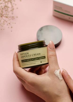 Антивіковий пептидний крем mizon peptide ampoule cream4 фото