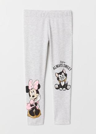 H&m легинсы лосины минни маус disney