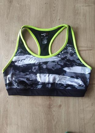 Шикарный женский спортивный топ reebok, оригинал,  м.