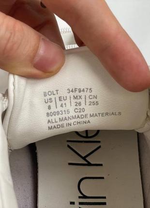 Кеди calvin klein 41р білі оригінал 6