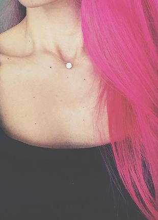 Циркон. підвіска-невидимка, кулька на нитці, камінчик на волосіні