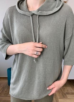 Кофта zara з капюшоном3 фото
