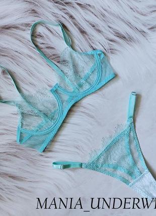👙 ніжний комплект ментол від mania_underwear