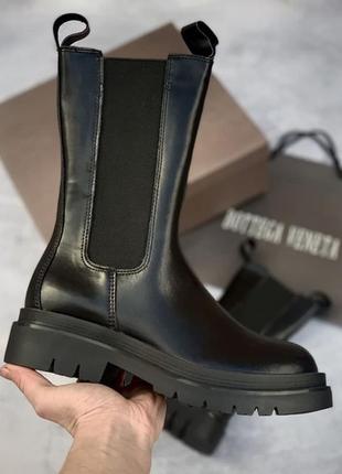 🔥сапоги женские bottega veneta boots black