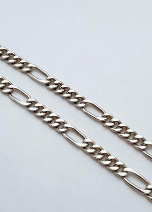 Срібний ланцюжок довжина 60 см.картьє фігаро