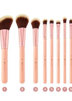 Кисть для тіней/підводки bh cosmetics flat eyeliner brush з набору bh chic 14 piece brush set2 фото