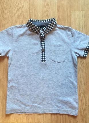 Стильна футболка - поло для хлопчика next, розмір 92-98