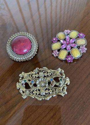 Вінтажні брошки 80-х