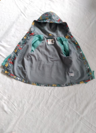 Курточка вітровка на бавовняній підкладці принт тварини бренду tu uk 2-3 eur 92-982 фото