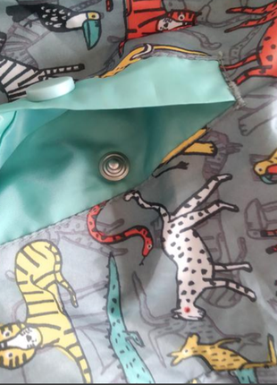 Курточка вітровка на бавовняній підкладці принт тварини бренду tu uk 2-3 eur 92-989 фото