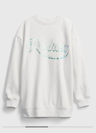 Світшот gap кофта  оверсайз туніка батник білий сша