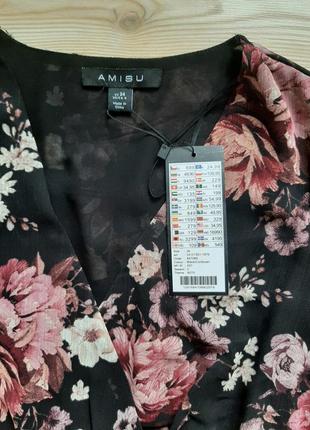 Новое длинное шифоновое платье