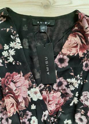 Новое длинное шифоновое платье