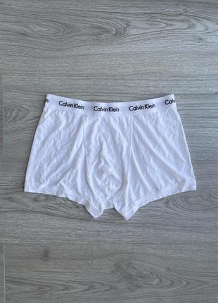 Белые мужские трусы calvin klein размер xl