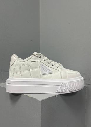 Кросівки macro re-nylon brushed leather sneakers camo not lux кроссовки