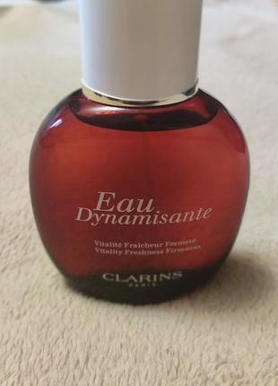 Элитная туалетная тонизирующая вода clarins eau dynamisante