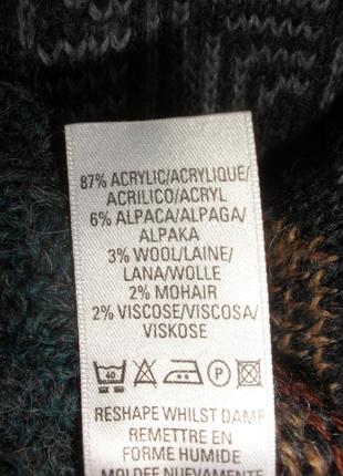 Практичний демісезонний джемпер пуловер з орнаментом8 фото