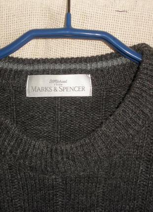Практичний демісезонний джемпер пуловер з орнаментом5 фото