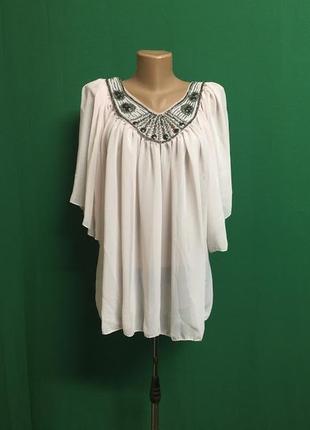Нарядная пудровая туника krisp (m-l)